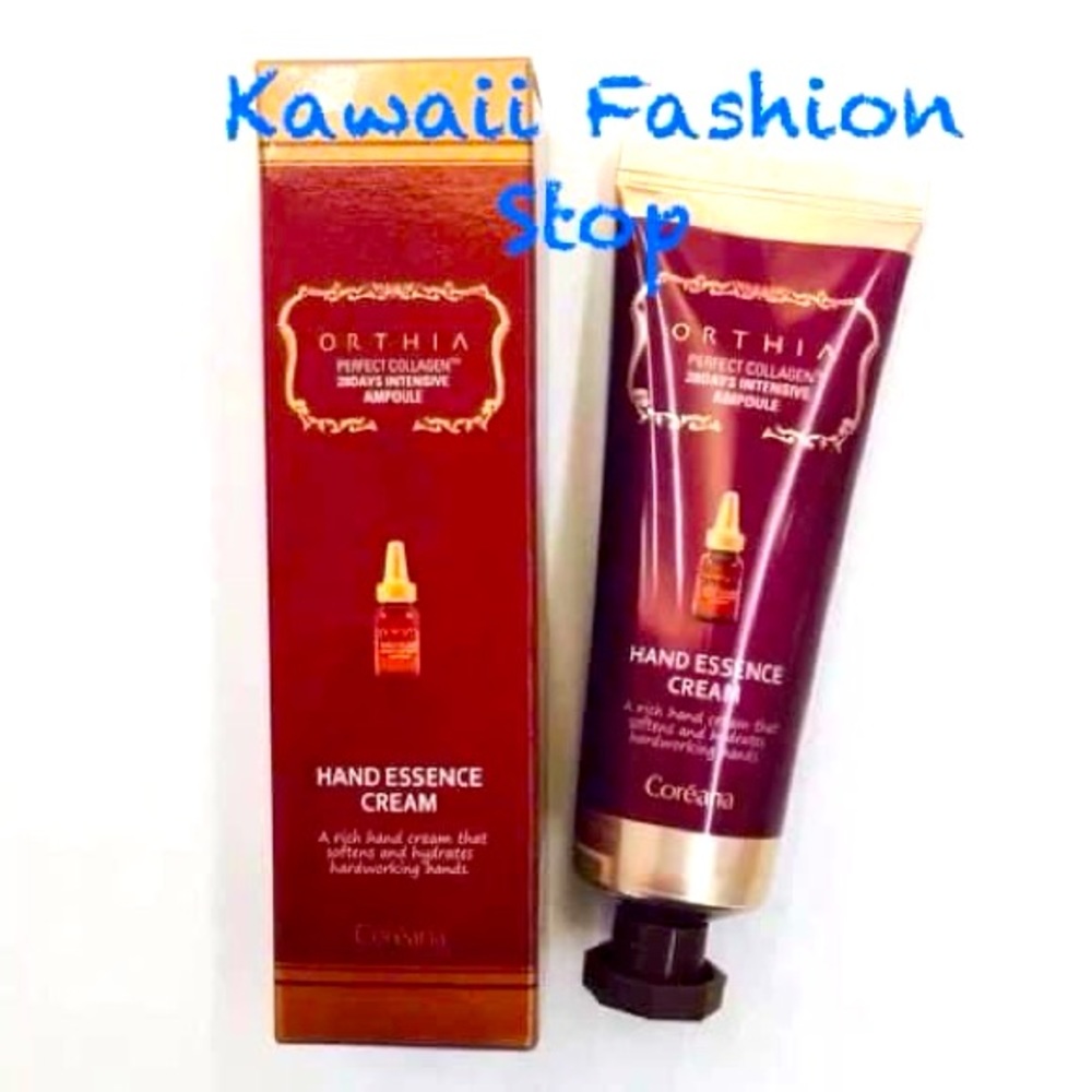 COREANA ORTHIA Perfect Collagen 28days Intensive Ampoule Hand Essence Cream 50ml